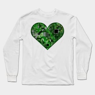 Graphic Heart Long Sleeve T-Shirt